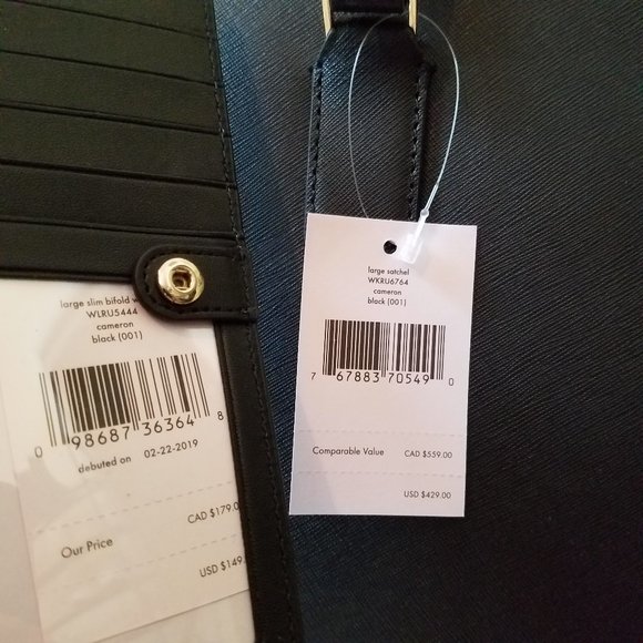 Kate Spade Authentic Christmas Gift Set Purse New - Picture 3 of 14